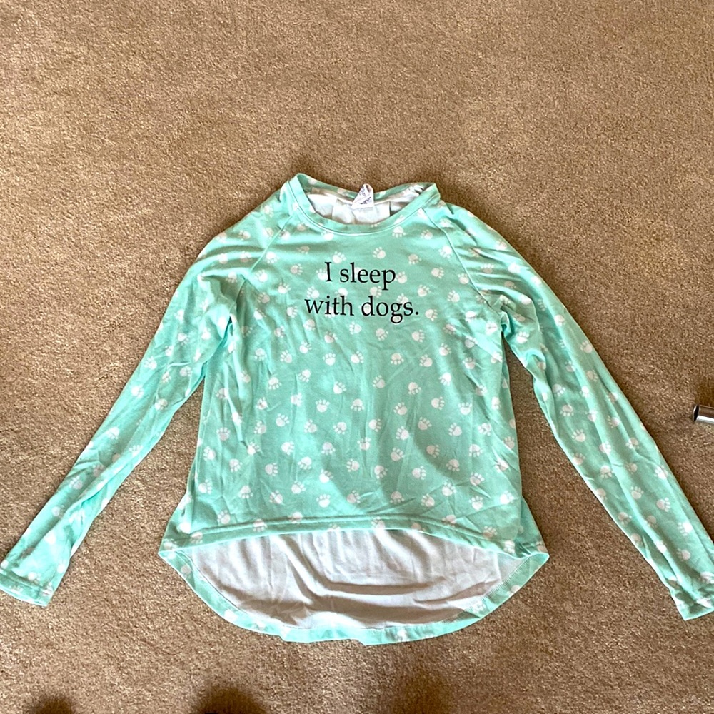 Womens Pajama Set “I sleep with dogs”